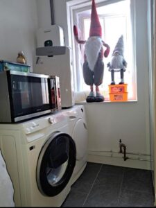 Mogelijkheid om te wassen en drogen